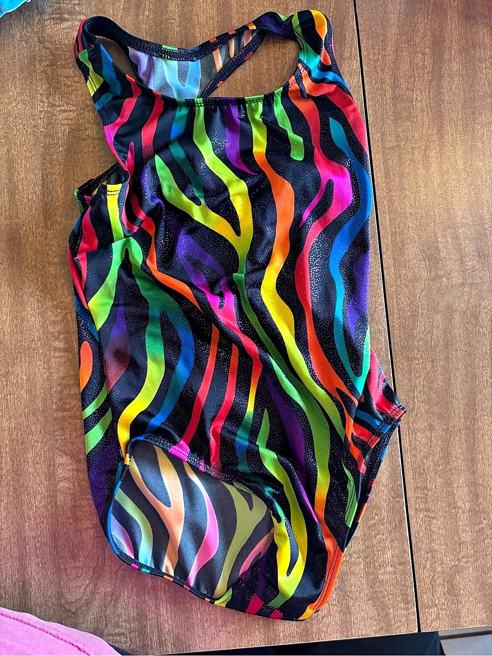 Balera Abstract Print Leotard Size IC